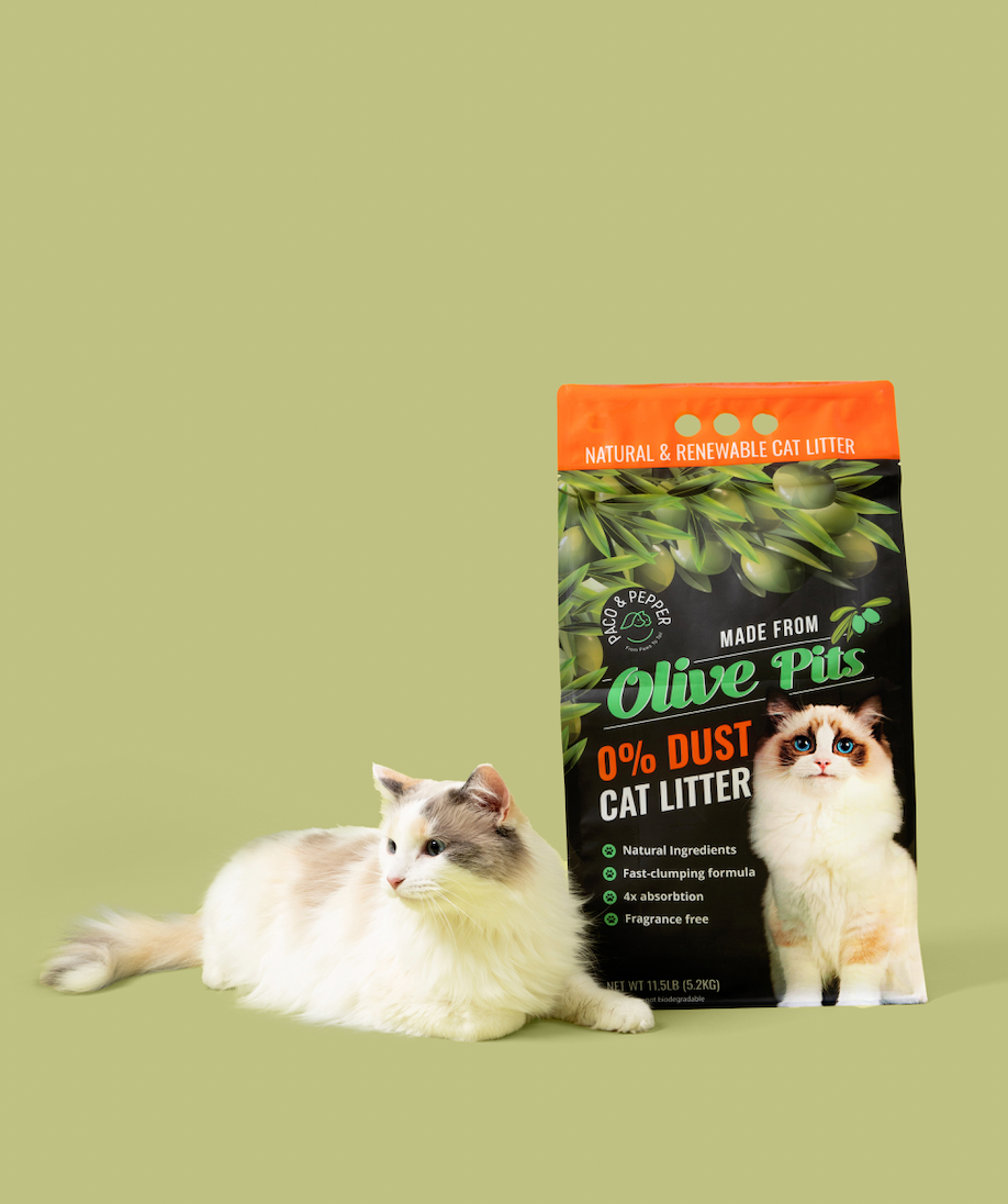 Olive Pit Cat Litter -